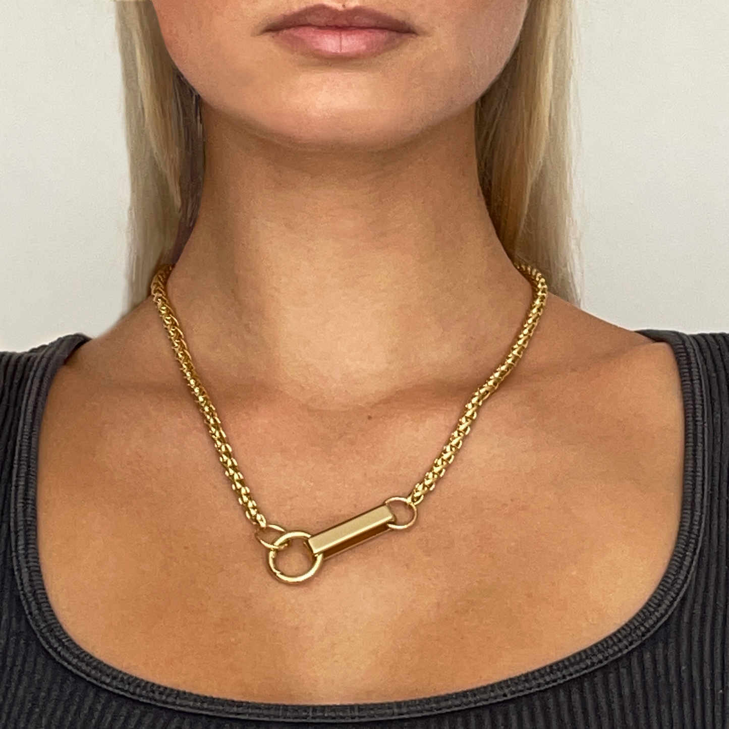 GOLD BAR NECKLACE